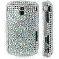 White Crystal Diamond Bling Case For Blackberry 9000