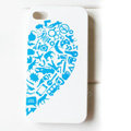 Brand New lovers case for iphone 4 - blue