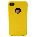 Brand new Ultra-thin scrub case for iphone 4 - yellow