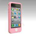 Brand New Smarties silicone case for iphone 4 - pink