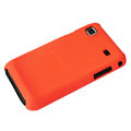 Ultra-thin scrub color covers for Samsung i9000 - orange