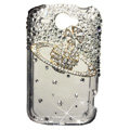 S-warovski bling crystal case for HTC G8 - gold saturn