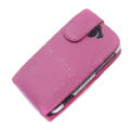 Simple leather case for HTC G8 - pink