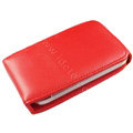 Simple leather case for HTC G8 - red
