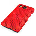 Mesh Hard Case For HTC Desire HD G10 - red