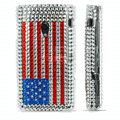 bling crystal case for Sony Ericsson X10 - red