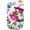 Flower pattern Silicone Case For BlackBerry 8520