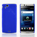 Mesh Hard Case For Sony Ericsson Xperia Arc LT15i X12 - blue