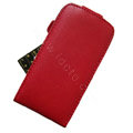 Simple Leather Case For Motorola XT701 - red