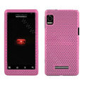 Mesh case for Motorola A955 - pink