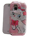 Pink Cat bling crystal case for Nokia N97 mini