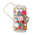 Rose flower bling crystal case for Nokia N97 mini