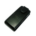Leather holster case cover for Nokia N9 - black