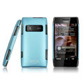 IMAK ultra-thin matte color cover for Nokia X7 - blue