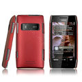 IMAK ultra-thin matte color cover for Nokia X7 - red