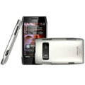 IMAK ultra-thin matte color cover for Nokia X7 - silver