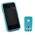 Capdase Silicone Cases Covers for iPhone 3G/3GS - blue