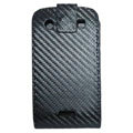Holster leather case for Blackberry Bold Touch 9900 - black