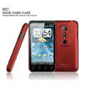 IMAK Ultra-thin matte color cases covers for HTC EVO 3D - Red