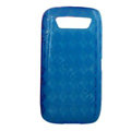 TPU silicone cases covers for Blackberry 9850 - blue