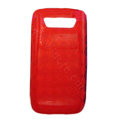 TPU silicone cases covers for Blackberry 9850 - red
