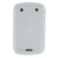 scrub silicone cases covers for Blackberry Bold Touch 9900 - white