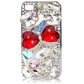 Bling Bowknot S-warovski crystal case for iPhone 4G
