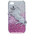 Bling Lion S-warovski crystal cases covers for iPhone 4G