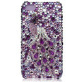 Bling S-warovski Peacock crystal cases for iPhone 4G