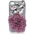 Flower Bling S-warovski crystal case for iPhone 4G
