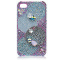 Bling Olympic Ring S-warovski crystal cases covers for iPhone 4G