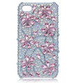 S-warovski Bling Flower crystal cases skin for iPhone 4G