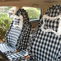 Auto car seat covers Wool Blended seat covers - Black plaid