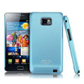 IMAK Ultra-thin Scrub color cases covers for Samsung i9100 GALAXY SII S2 - Blue