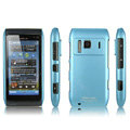 IMAK Ultra-thin Scrub Silicone hard cases Covers for Nokia N8 - Blue