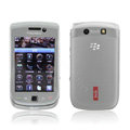 IMAK Slim Scrub Silicone hard cases Covers for Blackberry Touch 9800 - White