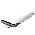 Imak Holster Leather sets Cases Covers for BlackBerry Torch 9800 - White