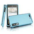 IMAK Slim Scrub Silicone hard cases Covers for Motorola Driod 3 XT883 - Blue