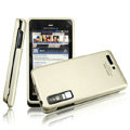 IMAK Slim Scrub Silicone hard cases Covers for Motorola Driod 3 XT883 - Gold