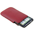 Imak Holster Leather sets Cases Covers for HTC Chacha A810e G16 - Red