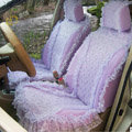 Car Seat Covers Bud silk Lace Custom - Purple