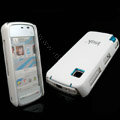 IMAK Slim Scrub Silicone hard cases Covers for Nokia 5230 5230XM 5233 5235 - White(+Protector Screen)