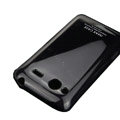IMAK Ultra-thin Scrub Transparency cases covers for HTC Salsa C510e G15 - Black