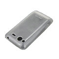 IMAK Ultra-thin Scrub Transparency cases covers for HTC Salsa C510e G15 - White