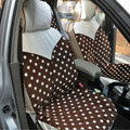 Fashion Auto Car Front Rear Seat Covers Cushion - Brown