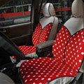 Fashion Auto Car Front Rear Seat Covers Cushion - Red