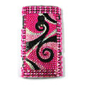 Bling Crystals Hard Cases Covers For Sony Ericsson X10i - Pink