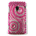 Bling Diamond Crystals Hard Cases For Sony Ericsson X10i - Pink