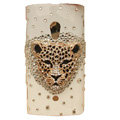 Bling Leopard head Crystals Hard Cases Covers For Sony Ericsson X10i