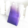 Gradient Purple Silicone Hard Cases Covers For iPhone 5G
